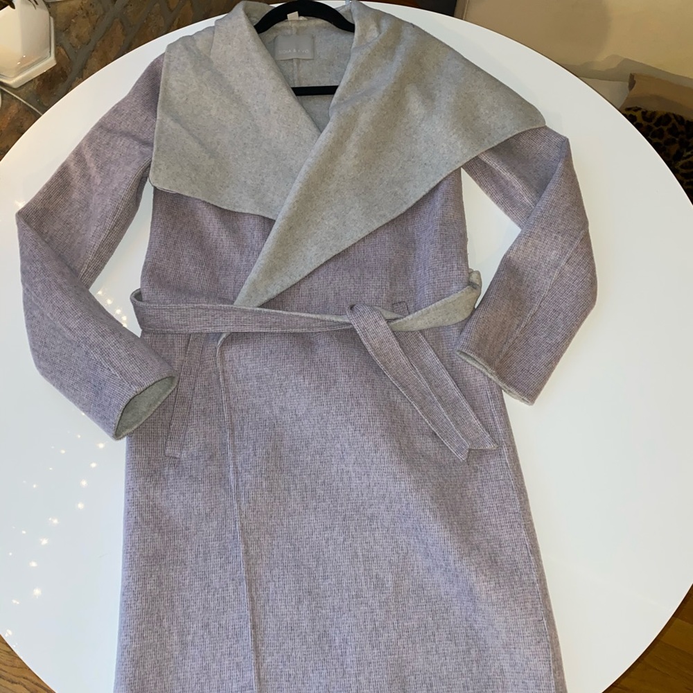 Lavender dress coat